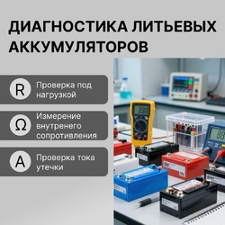 Диагностика литиевых аккумуляторов